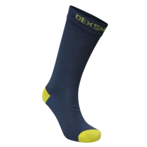 Ponožky DexShell Ultra Thin Crew Socks Navy/Lime, DexShell