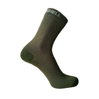 Ponožky DexShell Ultra Thin Crew Socks Olive Green, DexShell