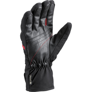 Lyžařské rukavice LEKI Spox GTX black/red 650808302, Leki